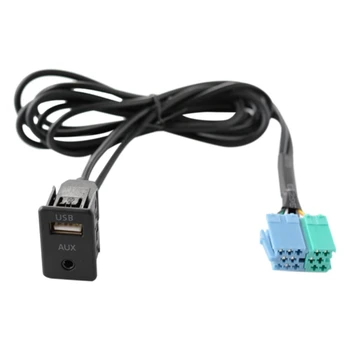 Radio hosszabbító AUX USB port adapter kábel kábelezése assy a Hyundai Kia Sportage számára