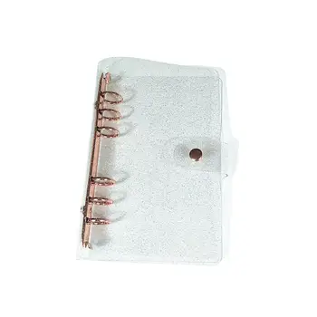 Notebook Shell Univerzális, vízálló átlátszó A5 A6 6 lyukú iratrendező Puha PVC vázlatos könyvhéj