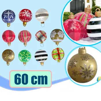 Karácsonyi báli dekoráció Kültéri beltéri felfújható játéklabda Karácsonyi ajándék Kültéri karácsonyfa dísz Karácsonyi dekorációs játék