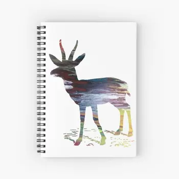 Antilop borító Spirál jegyzetfüzet Napló Tartós 120 oldal Tanulói jegyzetfüzetek naplóíráshoz Jegyzetek Tanulmányi iskolai munka Fiúk Grils