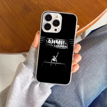 Armin van Buuren mobiltelefon-tok iPhone 15-höz 14 13 12 11 XS X 8 7 6 Plus Mini Pro Max SE 2022 átlátszó telefontok Funda 1