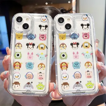 Micimackó Mickey egér Minnie Friends Anime telefontok iPhone 15-höz 14 13 12 11 Pro Max Xr Xs 7 8 14 Plus tok Aranyos tok