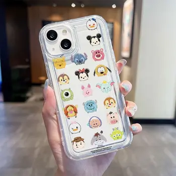 Micimackó Mickey egér Minnie Friends Anime telefontok iPhone 15-höz 14 13 12 11 Pro Max Xr Xs 7 8 14 Plus tok Aranyos tok 1
