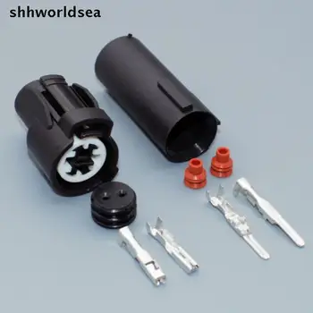 Shhworldsea 2pin autó pigtail tok VTEC nyomáskapcsolóhoz Kopogás érzékelő Hűtőfolyadék érzékelő aljzat dugó 00 B20Z 97-01 Prelude H22A 6