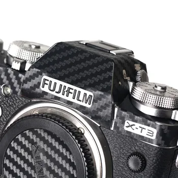 1-10set Fujifilm X-T3 fényképezőgéphez testvédő fólia szénszálas matricák, karcálló durva ragasztó tartalék matricák küldése 0
